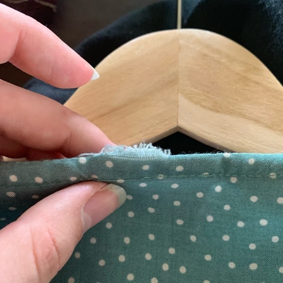 Beautiful vintage dress with built on vest - Picture 4 of 5